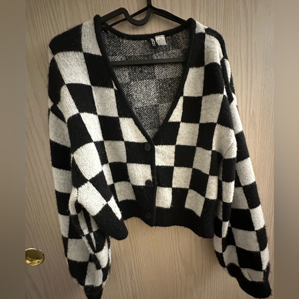 Jacquard-knit Cardigan